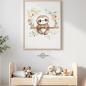 Preview: Buegelbild freundliches Faultier Preview: Buegelbild freundliches Faultier